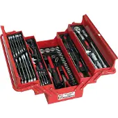 Holzmann Caisse métallique avec 86 outils