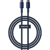Baseus Câble Usb-C Do Usb-C Tungsten Gold, 100W, 1M (Niebieski)