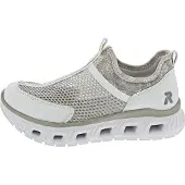 Rieker Chaussures pour femmes, chaussures basses, mocassins, couleur blanche, style décontracté