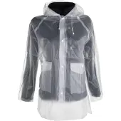 HKM Veste imperméable transparente unie