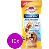 Mars Pedigree Dentastix Large Breeds Dog Snack 270g 10 Units Jaune