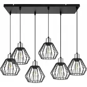 Light11 HOME Suspension, lustre, abat-jour en fil métallique, LED