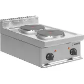 Saro Cuisinière électrique, modèle de table E7/Cuet2Bb, dimensions : L 400 x P 700 x H 270