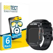 BROTECT Protection Clair, Film de protection pour smartwatch, Transparent