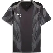 Puma Hommes, T-shirt de sport, teamFINAL Graphic+ Jersey (3XL), Noir, Blanc, 3XL