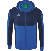 Erima Veste d'entraînement Six Wings avec capuche New Royal/new Navy