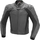 Büse Assen blouson en cuir pour moto, noir, 56