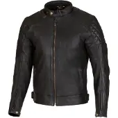 Merlin Icon D3O Veste en cuir de moto perforée