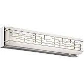 Elstead Lighting Applique murale LED pour salle de bains Zolon chromée 28 W, blanc chaud 2400 lm, métal, dimensions : 12,7 x 61,4 x 10 cm, IP44,