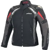 Büse B.Racing Blouson Veste Textile Femme Noir/Gris/Rouge 42 femmes