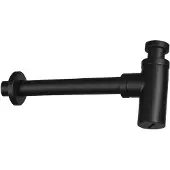 Lomadox Round Washbasin Siphon Argenté