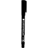 Creativ Company Stylo contour pour verre et porcelaine Noir, largeur de trait 1-3 mm