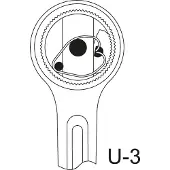 Gedore 2193 U-3 Cliquet réversible 1" 720 mm, 6180630