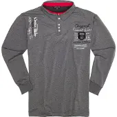 LAVECCHIA Sweat-shirt 'LV-2025 Übergrößen' anthracite