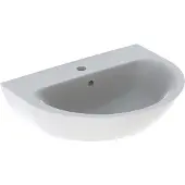 Geberit Renova lavabo, 1 trou pour robinet, avec trop-plein, largeur : 65cm, 500.372.01.1