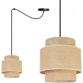 Light11 HOME Suspension, lustre, abat-jour, Boho Juta