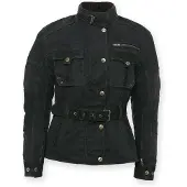 Bores Monika veste de cire pour dames, noir, 2XL