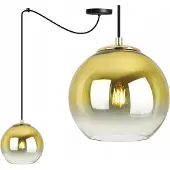 Light11 HOME Suspension, lustre, abat-jour doré, 15 cm