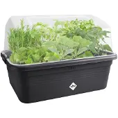 Elho Bac A Fleurs Green Basics Jardin De Culture Serre L - Gris - L 66 X B 48 X H 29 Cm - Culture Et Récolteextérieuraccessoires
