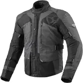 MUGENRACE Autumn blouson textile imperméable pour moto, gris/noir, XL