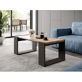 Mirjan 24 Table basse BECKIE – chêne wotan / anthracite