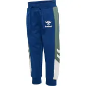 Hummel Pantalon 'Finn' bleu foncé / olive / blanc