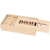 Artémio Jeu de dominos en bois Safari