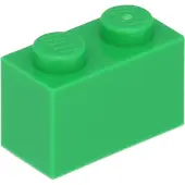 LEGO 50 pièces 3004 Brick 1x2 Part Basic briques 50 vert clair