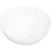 Syfax Lavabo blanc 36x15 cm céramique rond