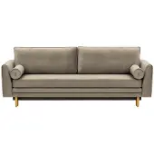 Wintech Canapé convertible avec coffre de rangement Boris-Velluto 17-like oak