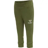 Hummel Leggings 'Sami' olive / blanc