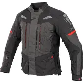 Büse Monterey blouson textile imperméable pour femme, noir/gris, 44