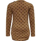 Hummel Bambo Long Sleeve Body Marron 80 cm Enfants