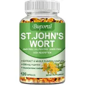 Buporai Millepertuis (120 gélules) Supplément nutritionnel, Humeur, Stress, Sommeil, Relaxation