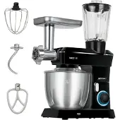 MPM robot de cuisine planétaire 3en1 puissant noir MRK-24