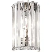Kichler Applique de salle de bains Crystal Skye chromée 2xG9x3W, cristal, dim. : 28 x 16,7 x 9,9 cm, IP44,