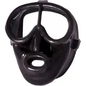 Tecnomar Pegasus Rubber Facial Mask Noir