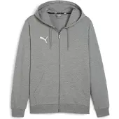 Puma Hommes, Pull-over, teamGOAL Casuals Veste à capuche, Gris, (3XL)