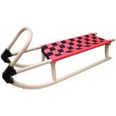 ACRA Luge en bois 110 cm A2041 - rouge