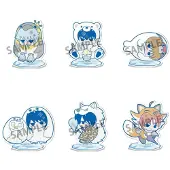 Megahouse Gintama Prince Hata & Animals Of Ice Acrylic Figure Display 6 Cm Bleu