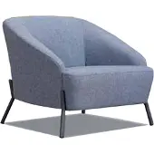 AEA Grau-Blaue Sofagarnitur Designer Polstercouchen Moderner 2-Sitzer Sessel