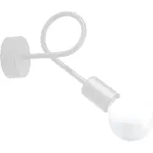 Sollux Applique LOOP blanc 1xE27 15W acier 20x8x25cm