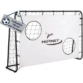 Hudora (B) But de football Hornet 180 avec paroi de but - Extérieur pour enfants & adultes