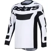 Alpinestars Maillot RACER RIWAY, (blanc/noir, taille S)