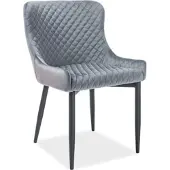 Feldmann-Wohnen Ensemble de 4 chaises de cuisine Merstuhl Colin, gris