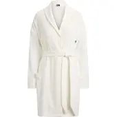 Ralph Lauren Peignoir court ' Club Waffle ' écru