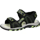 Lico Luca V : Sandales noires pour garçons, chaussures pour enfants, style décontracté