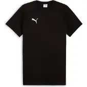 Puma T-Shirt fonctionnel 'TeamEvostripe' noir / blanc