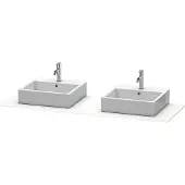 Duravit Console XSquare, 2 découpes, 1600x16x550mm, XS063HB1818