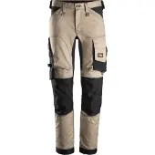 Snickers Allroundwork Elastic Work Pants Beige 44 Homme